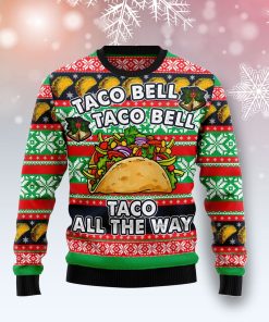 Taco Bell Christmas Wool Sweater Taco Bell Christmas Wool Sweater