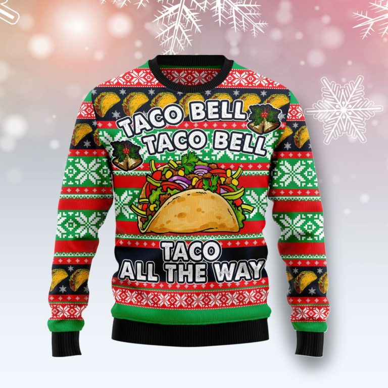 Taco Bell Christmas Wool Sweater