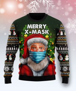Santa Merry Xmas Christmas Wool Sweater