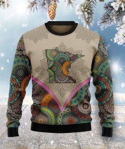 Mandala Minnesota Home Christmas Wool Sweater