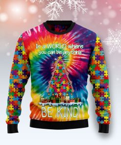 Autism Christmas Tree Christmas Wool Sweater