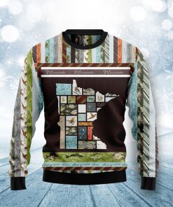 In The Deep Heart of Minnesota Christmas Wool Sweater