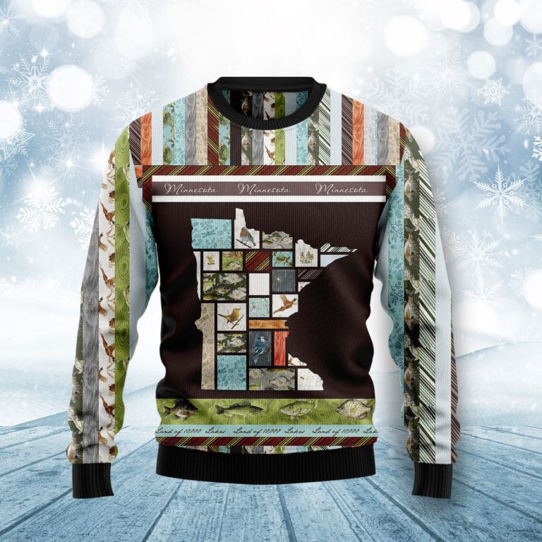 In The Deep Heart of Minnesota Christmas Wool Sweater