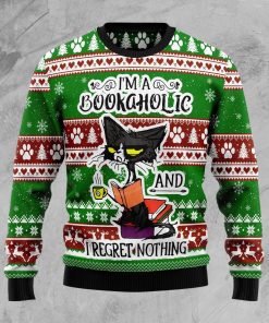 I‘m A Bookaholic Christmas Wool Sweater