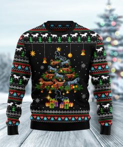Horse Christmas Tree Christmas Wool Sweater
