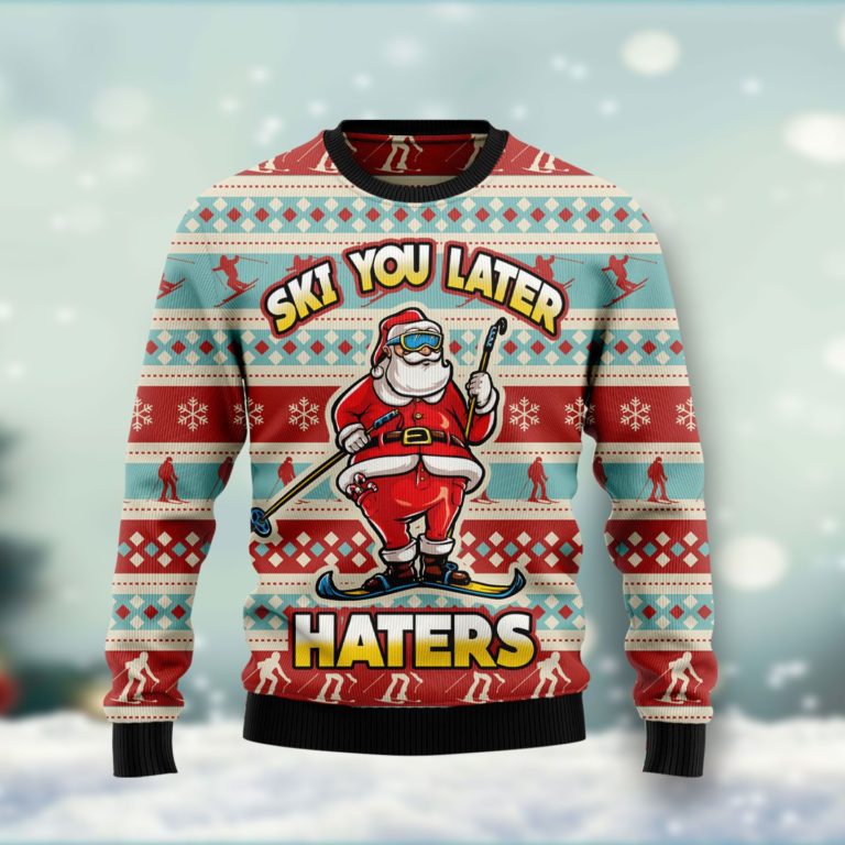 Ski You Later Christmas Wool Sweater