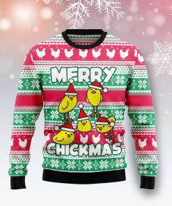 Merry Chickmas Christmas Wool Sweater