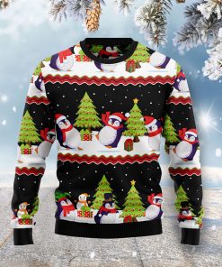 Lovely Penguin Christmas Wool Sweater