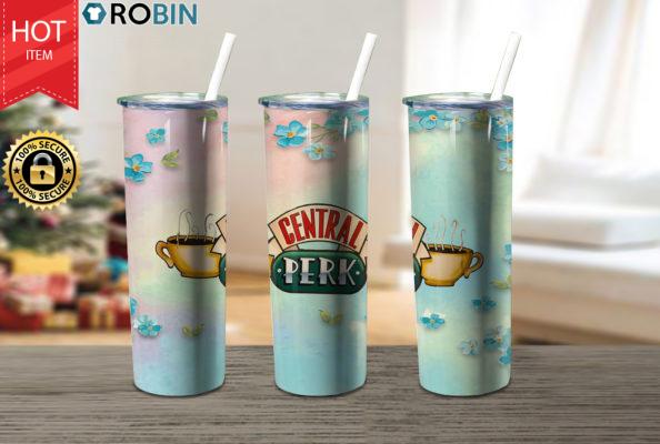 Central Perk Love Coffee Christmas 17oz Tumbler