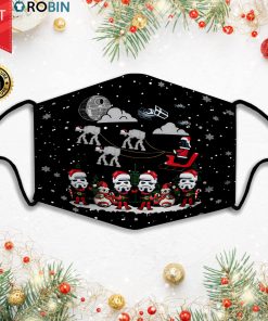 Merry Christmas Santa Darth Vader Face Mask + PM2.5 Filter Merry Christmas Santa Darth Vader Face Mask + PM2.5 Filter