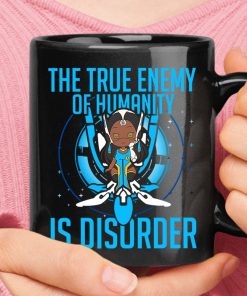The True Enemy Of Humanity Is Disorder Chibi Symmetra Overwatch Mug