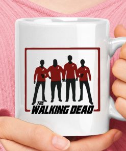 The Walking Dead Redshirt Star Trek Mashup Mug