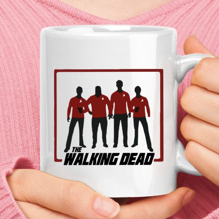The Walking Dead Redshirt Star Trek Mashup Mug