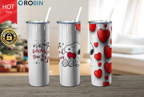 Snoopy In A World Where You Can Be Anything Be 17oz Tumbler
