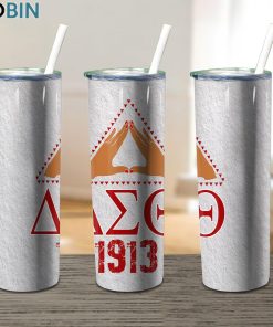 Delta Sigma Theta Afro Women 17oz Tumbler