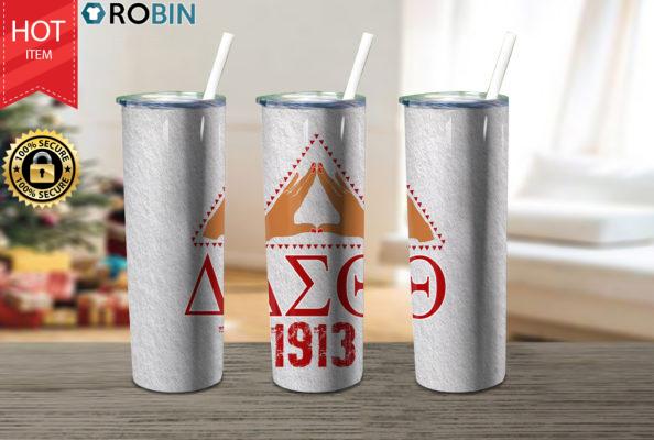 Delta Sigma Theta Afro Women 17oz Tumbler