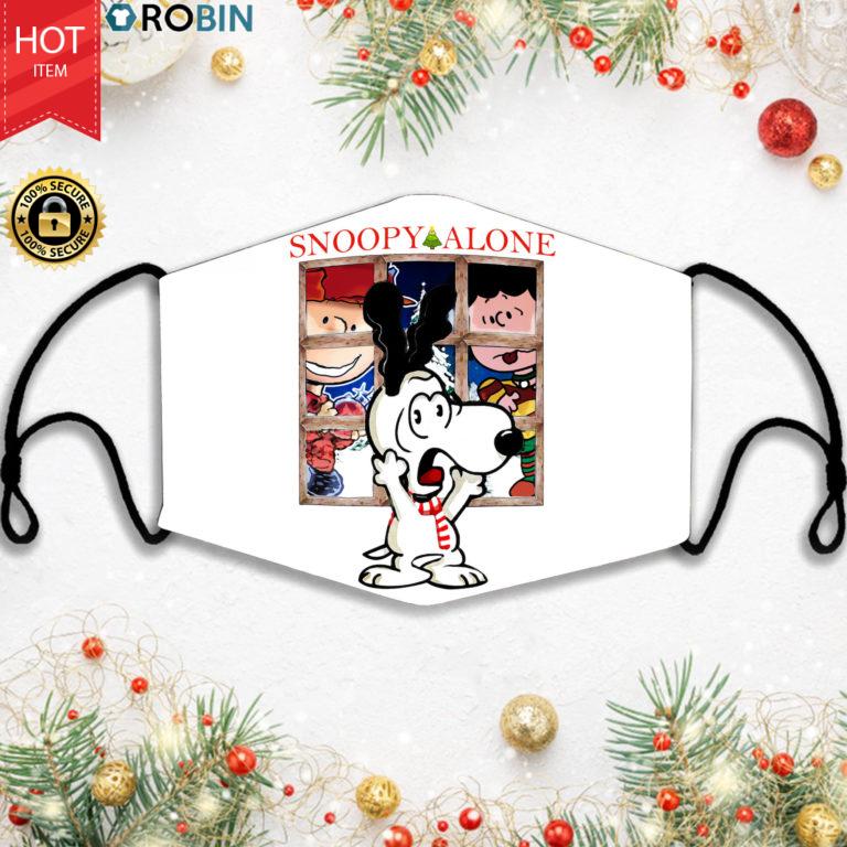 Snoopy And Home Alone Snoopy Alone Face Mask + PM2.5 Filter