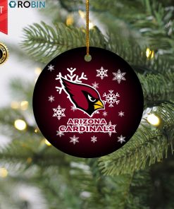 Arizona Cardinals Merry Christmas Circle Ornament Arizona Cardinals Merry Christmas Circle Ornament