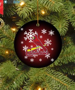 St. Louis Cardinals Merry Christmas Circle Ornament