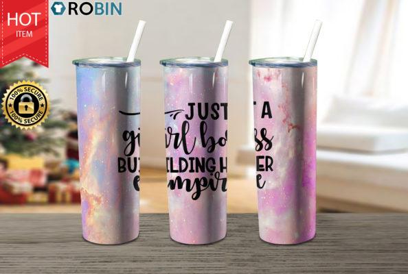 Just A Girl Boss Building Her Empire 17oz Tumbler