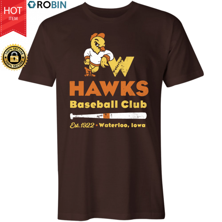 Waterloo Hawks – Vintage Minor League Baseball T Shirt and Hoodie