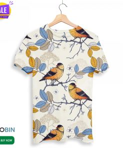 Art Birds  3D All Over Print T-Shirt