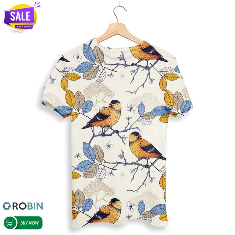 Art Birds  3D All Over Print T-Shirt