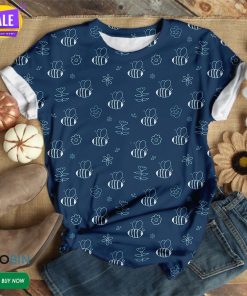 Honey Bee Love Beekeeper  3D All Over Print T-Shirt