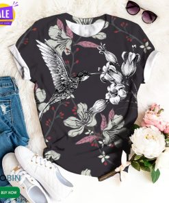 Flying Hummingbird  3D All Over Print T-Shirt Flying Hummingbird  3D All Over Print T-Shirt