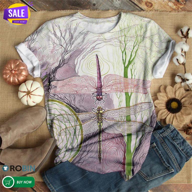 Face Off Dragonfly  3D All Over Print T-Shirt
