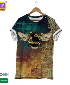 Save The Bee  3D All Over Print T-Shirt