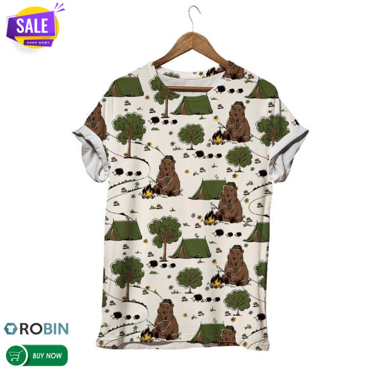 Hiking Ornament  3D All Over Print T-Shirt