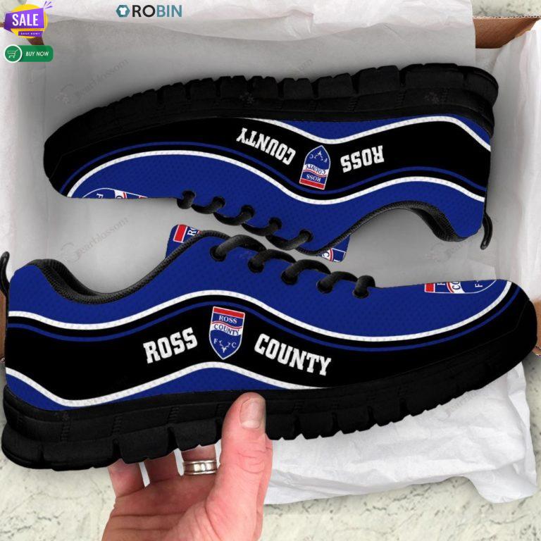 Ross County Scottish Football Club Sneakers – Breathable Running Shoes