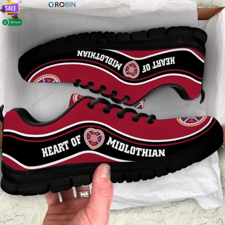 Heart of Midlothian Scottish Football Club Sneakers – Breathable Running Shoes