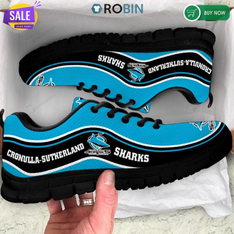 Cronulla-Sutherland Sharks Sneakers – Breathable Running Shoes