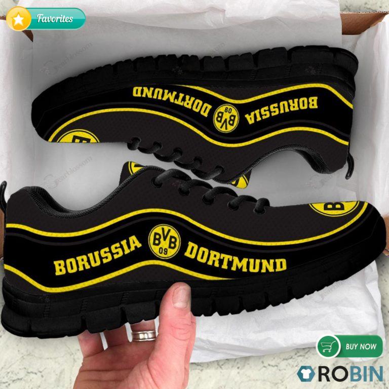 Borussia Dortmund Football Sneakers – Breathable Running Shoes