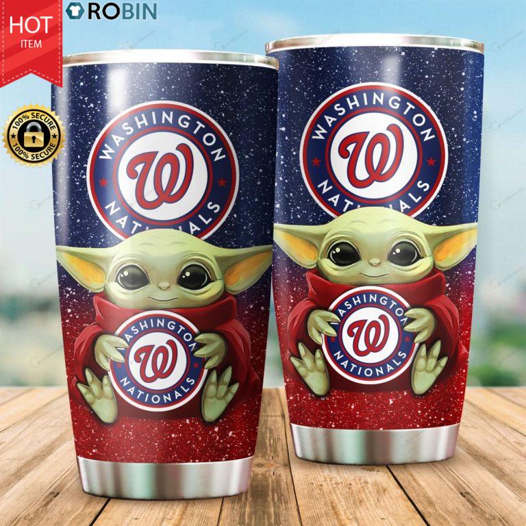 Washington Nationals Baby Yoda 20oz Tumbler