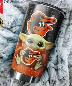 Baltimore Orioles Baby Yoda 20oz Tumbler Baltimore Orioles Baby Yoda 20oz Tumbler