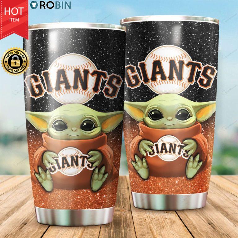 San Francisco Giants Baby Yoda 20oz Tumbler