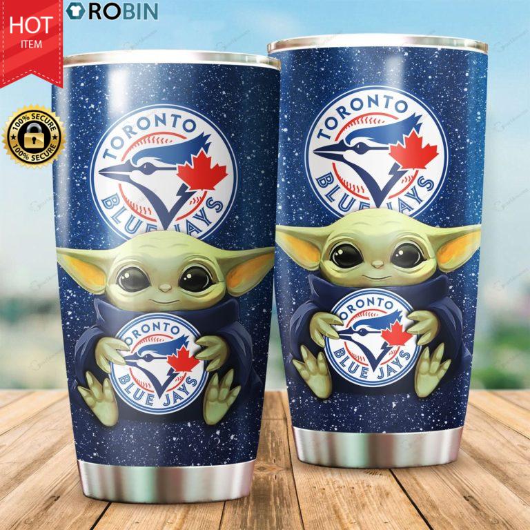 Toronto Blue Jays Baby Yoda 20oz Tumbler