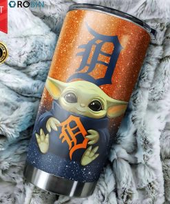 Detroit Tigers Baby Yoda 20oz Tumbler Detroit Tigers Baby Yoda 20oz Tumbler