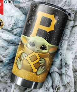Pittsburgh Pirates Baby Yoda 20oz Tumbler Pittsburgh Pirates Baby Yoda 20oz Tumbler