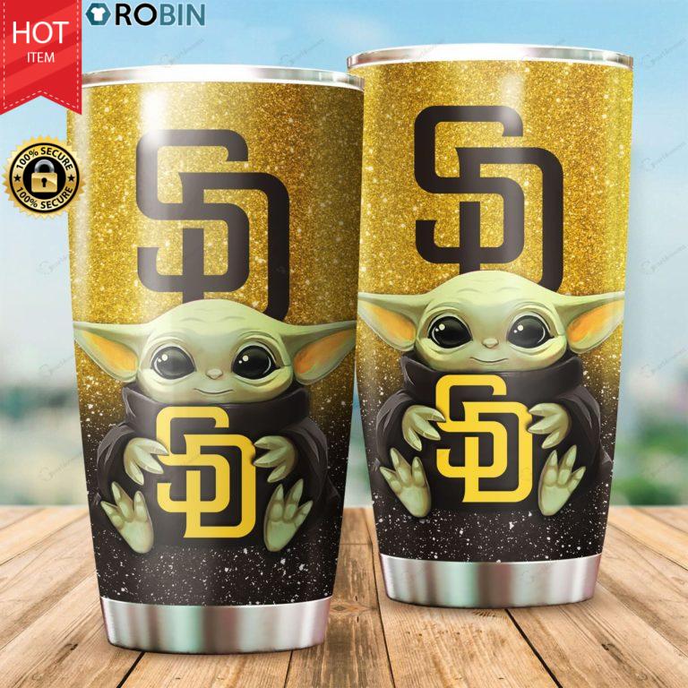 San Diego Padres Baby Yoda 20oz Tumbler