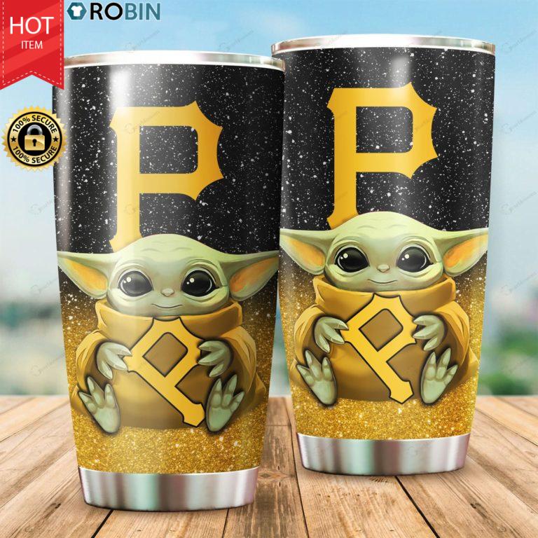 Pittsburgh Pirates Baby Yoda 20oz Tumbler