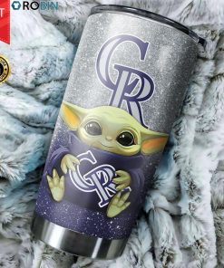 Colorado Rockies Baby Yoda 20oz Tumbler Colorado Rockies Baby Yoda 20oz Tumbler