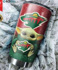 Minnesota Wild Baby Yoda 20oz Tumbler Minnesota Wild Baby Yoda 20oz Tumbler