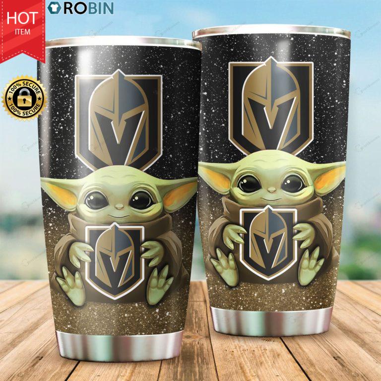 Vegas Golden Knights Baby Yoda 20oz Tumbler