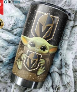 Vegas Golden Knights Baby Yoda 20oz Tumbler Vegas Golden Knights Baby Yoda 20oz Tumbler