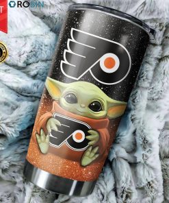 Philadelphia Flyers Baby Yoda 20oz Tumbler Philadelphia Flyers Baby Yoda 20oz Tumbler