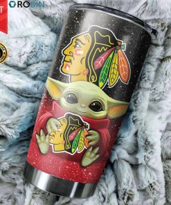 Chicago Blackhawks Baby Yoda 20oz Tumbler Chicago Blackhawks Baby Yoda 20oz Tumbler